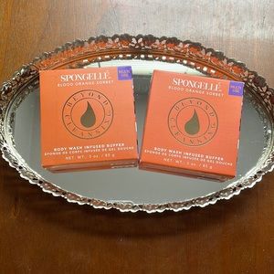 2 Spongelles in Blood Orange Sorbet